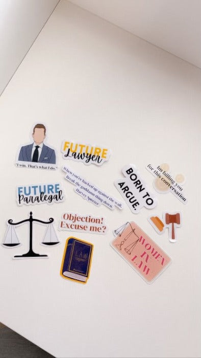 Law Student Sticker Pack